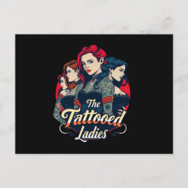 Postal Tattoooooed Ladies Club, Red, Blue y Black