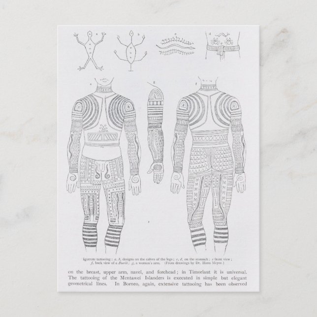 Postal Tatuaje de Igorrita (Anverso)