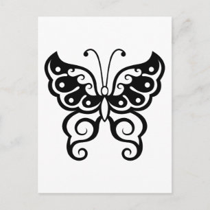 Postal Tatuaje de mariposa