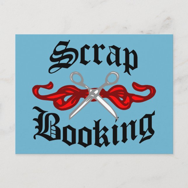 Postal Tatuaje de Scrap Booking (Anverso)