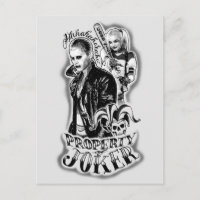 Tatuaje del aerógrafo del comodín y de Harley del