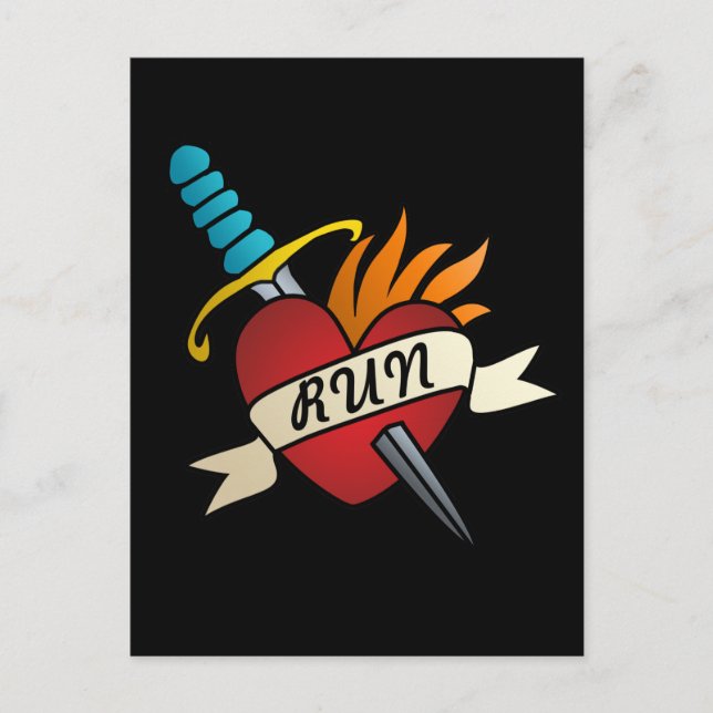 Postal Tatuaje en ejecución (Anverso)