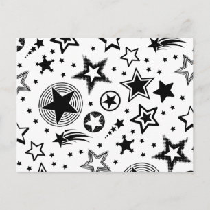 Postal Tatuajes de estrellas negro + tus ideas