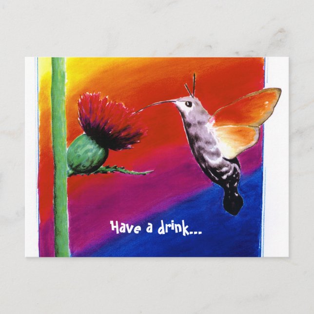 Postal Taubenschwänzchen (Anverso)