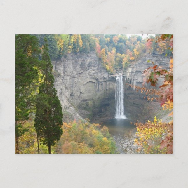 Postal Taughannock Falls (Anverso)