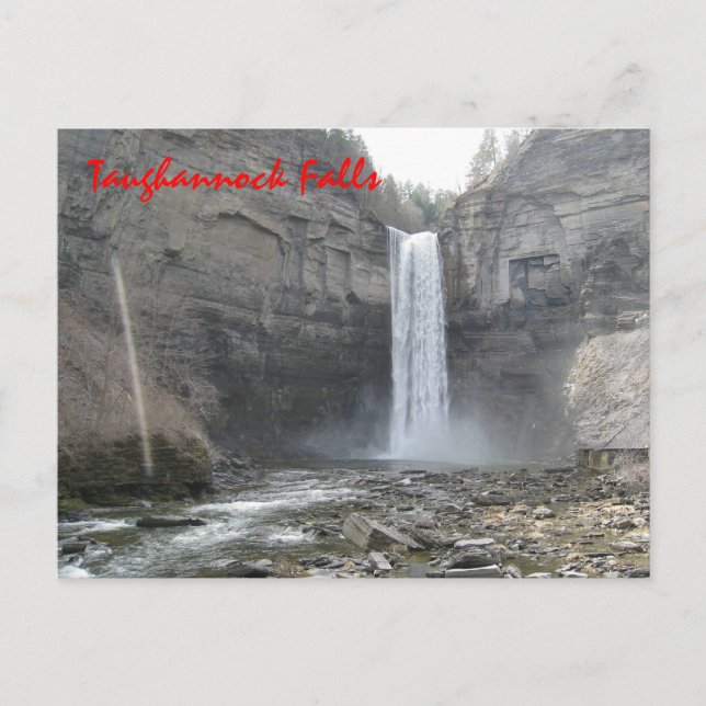 Postal Taughannock Falls (Anverso)