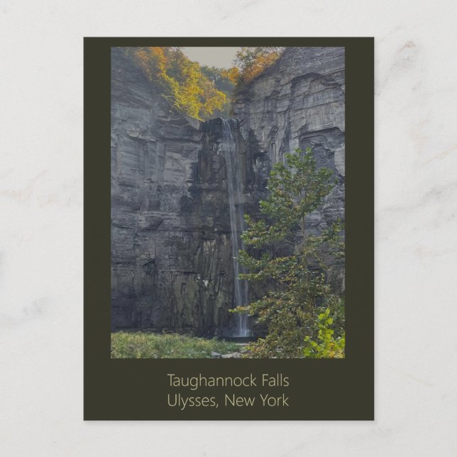 Postal Taughannock Falls Postcard (Anverso)
