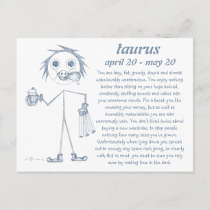 Postal Taurus [ - BitchScope - ] Postcard