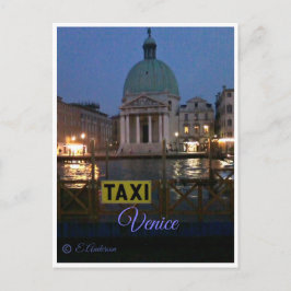 Postal Taxi acuático Venecia, Italia