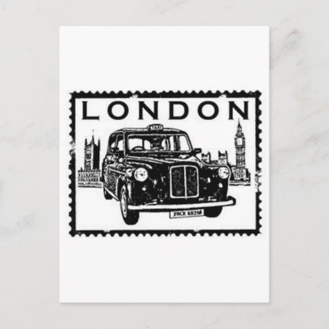 Postal Taxi de Londres (Anverso)