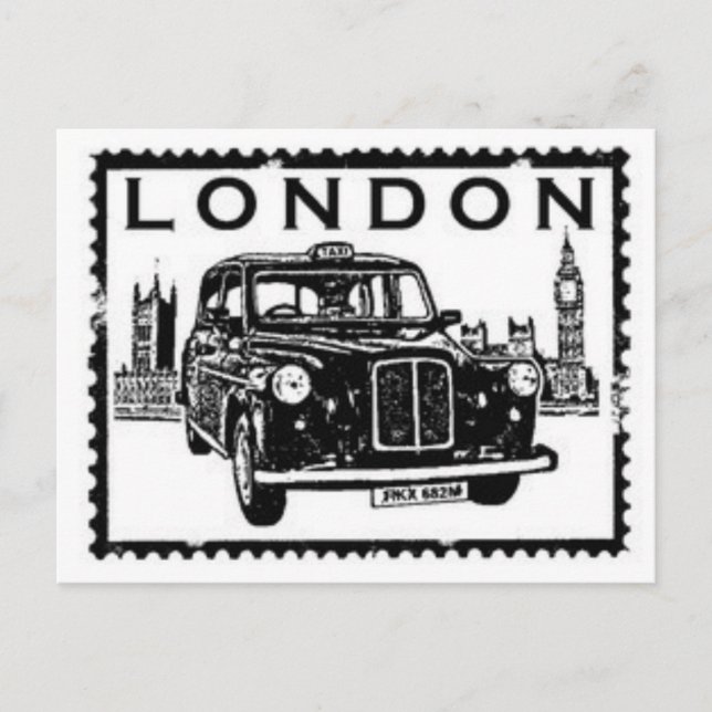 Postal Taxi de Londres (Anverso)