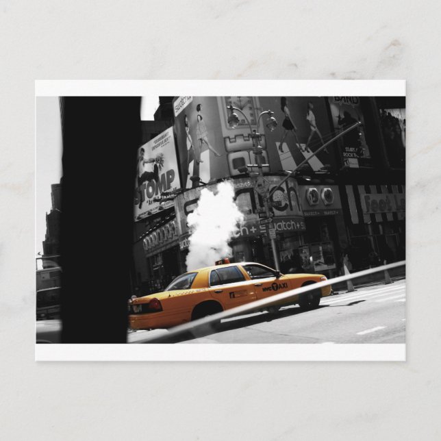 Postal Taxi de Nueva York (Anverso)