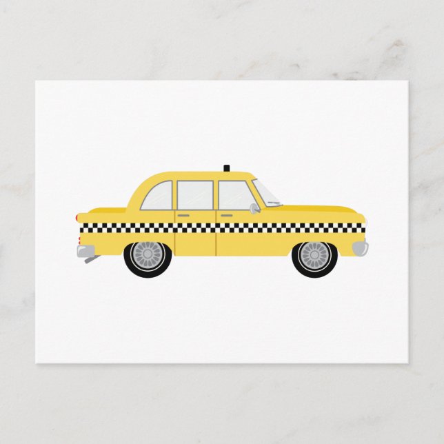 Postal Taxi de Nueva York (Anverso)