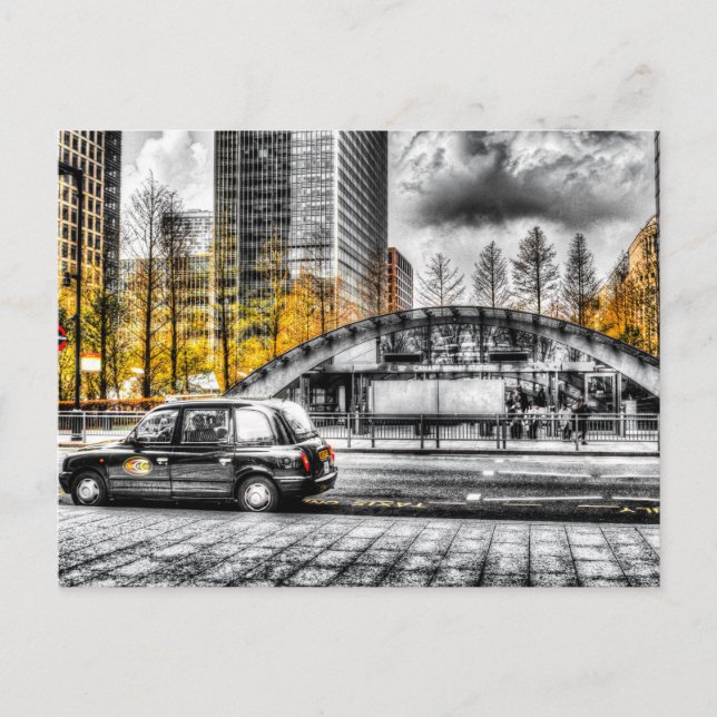 Postal Taxi en Canary Wharf (Anverso)
