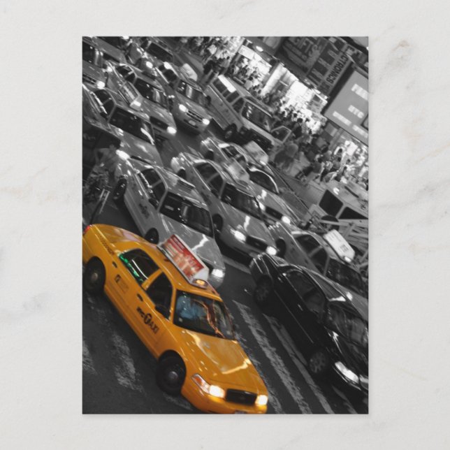 Postal Taxi: Fondo B&W (Anverso)