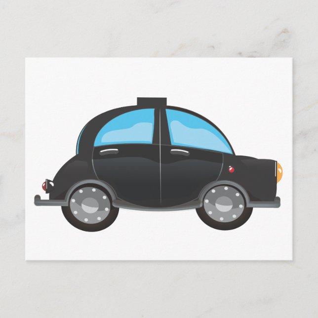 Postal Taxi Negro (Anverso)
