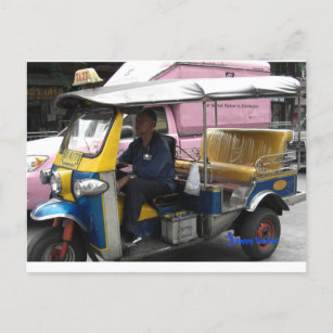 Postal Taxi-tuk en Bangkok - Taxi único