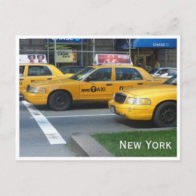 Postal taxis de nueva york (Anverso)