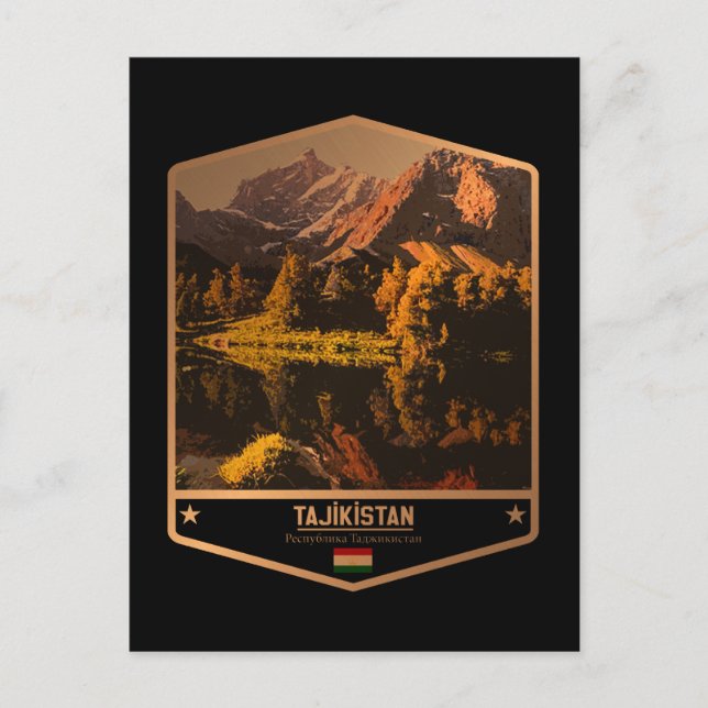 Postal Tayikistán (Anverso)