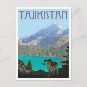 Postal Tayikistán Viajes Antiguos