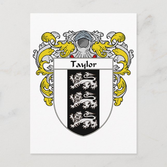 Postal Taylor Coat of Arms (Mantled) (Anverso)
