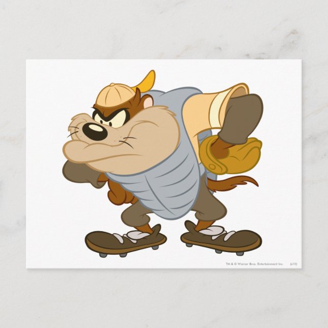 Postal TAZ™ en el tórax del catcher (Anverso)