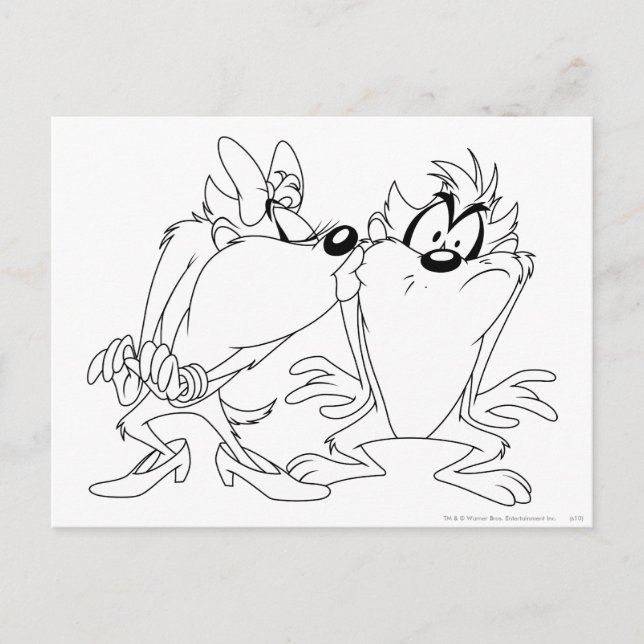 Postal TAZ™ y She-Devil (Anverso)