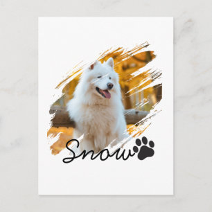 Postal Taza con Foto y Nombre de Mascota Personalizados c
