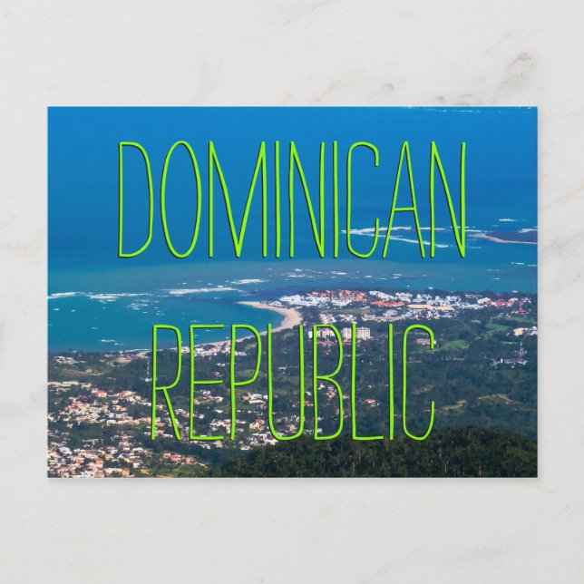 Postal Taza de viaje | República Dominicana (Anverso)