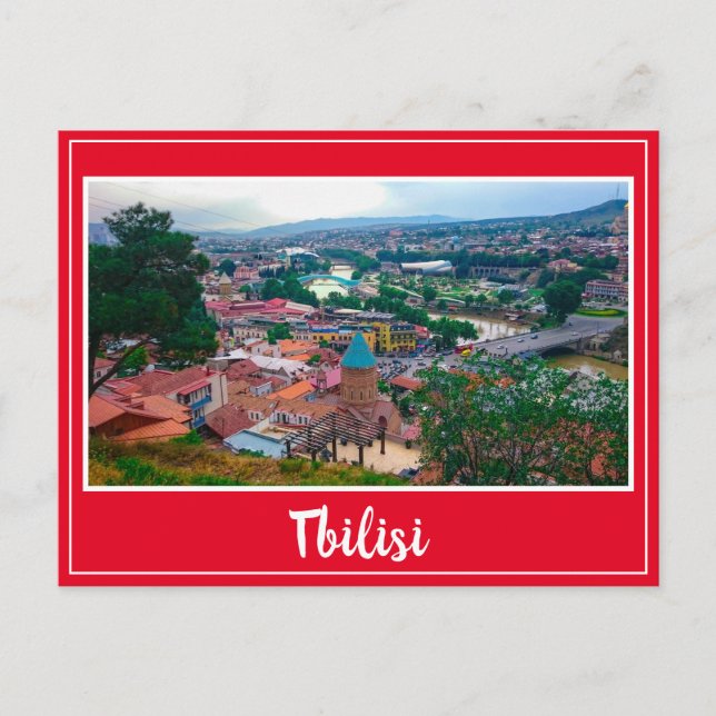 Postal Tbilisi Georgia Cityscape Street Architecture (Anverso)