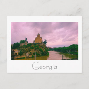 Postal Tbilisi Georgia Cityscape Street Architecture