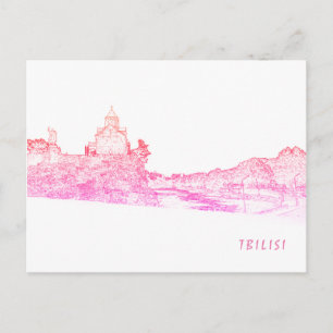 Postal Tbilisi Georgia Cityscape Street Architecture