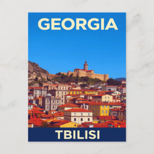 Postal Tbilisi Georgia Fortaleza de Narikala