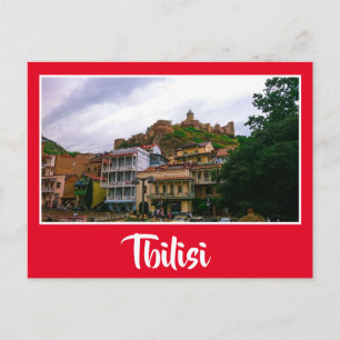 Postal Tbilisi Georgia paisaje urbano calle arquitectura