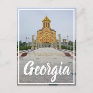 Postal Tbilisi Georgia Sameba Catedral de la Santísima Tr