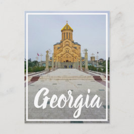 Postal Tbilisi Georgia Sameba Catedral de la Santísima Tr