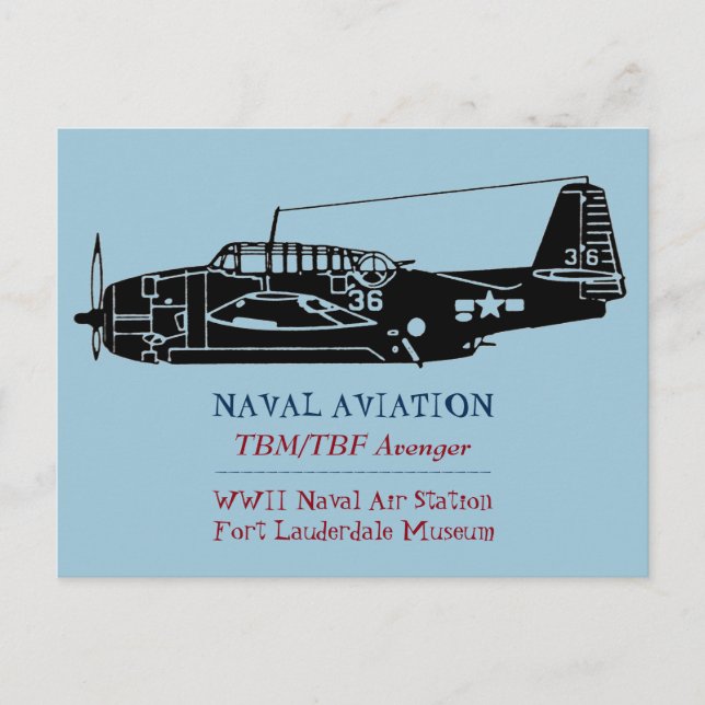 Postal tbm / tbf avenger (Anverso)