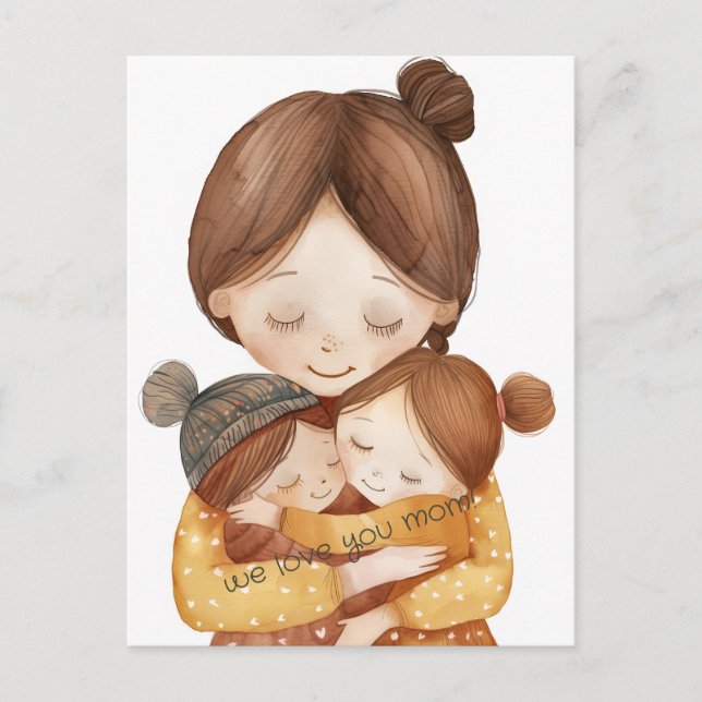 Postal Te Ama Mamá (Anverso)