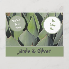 Postal Te Ama Nana Green Agave Deja Abuela