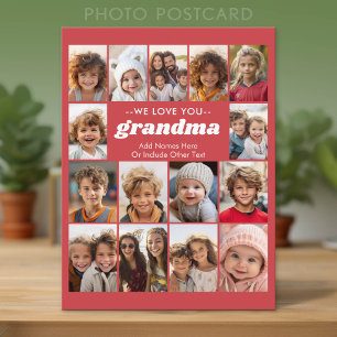 Postal Te Amamos Abuela - Galería de Colaje de 15 Fotos