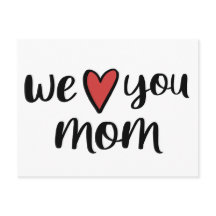 Te amamos, mamá // Día de la Madre.