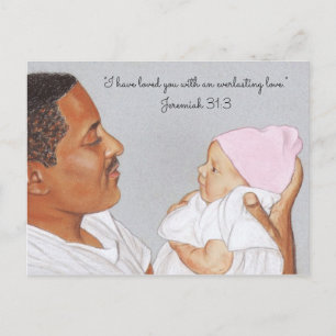 Postal Te amé~Amor eterno~Postales para papá y bebé