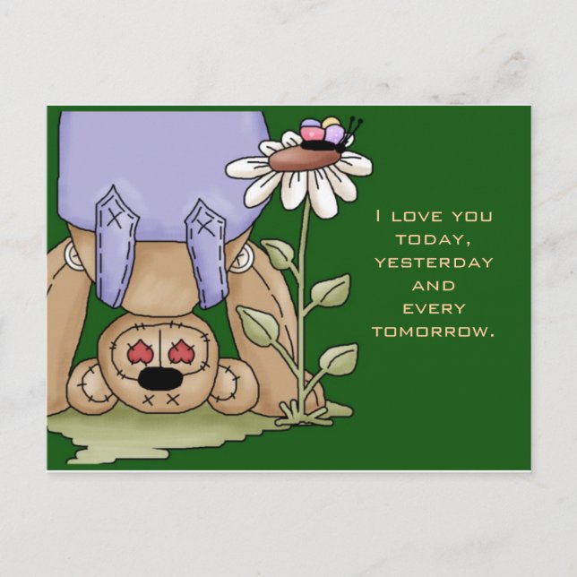 Postal Te amo (Anverso)