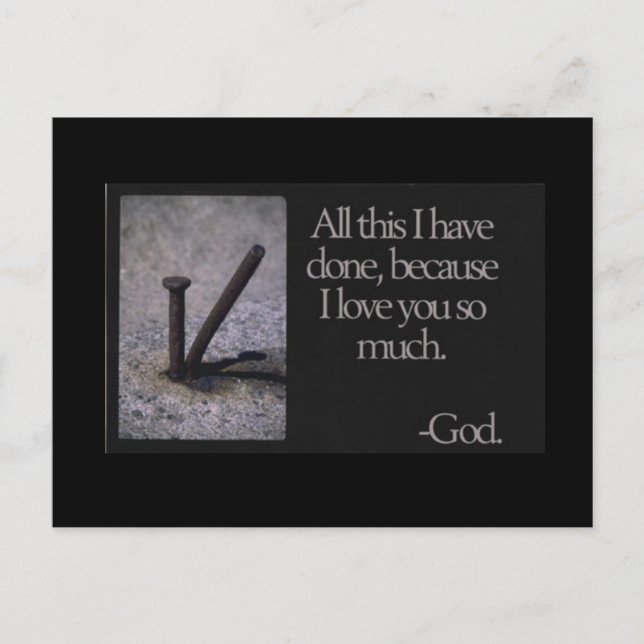 Postal Te amo. (Anverso)