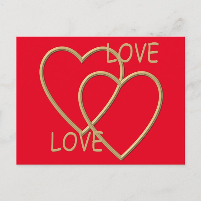 Postal Te amo (Anverso)