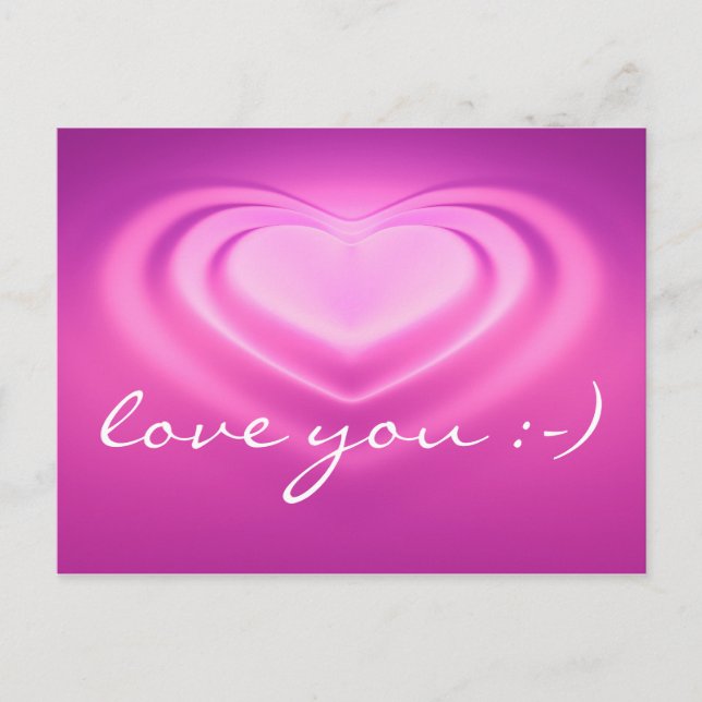 Postal te amo :-) (Anverso)