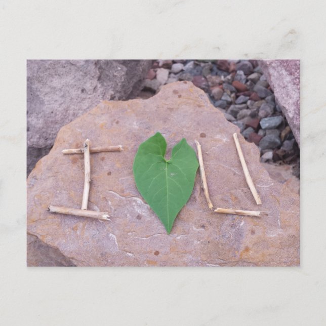 Postal Te amo (Anverso)