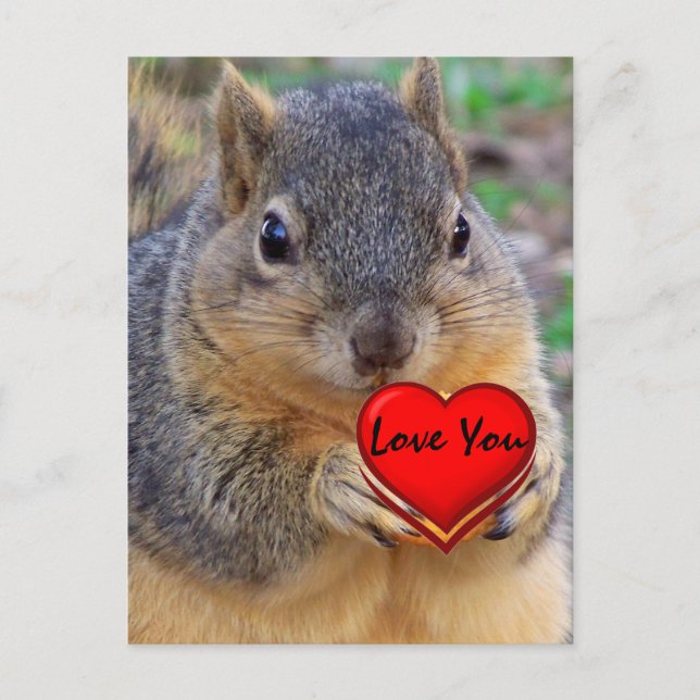 Postal Te amo a ti (Anverso)