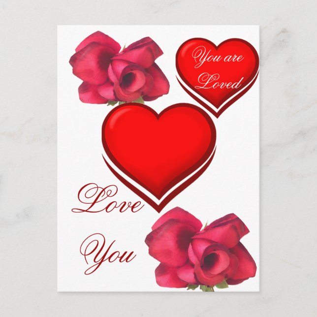 Postal Te amo a ti (Anverso)