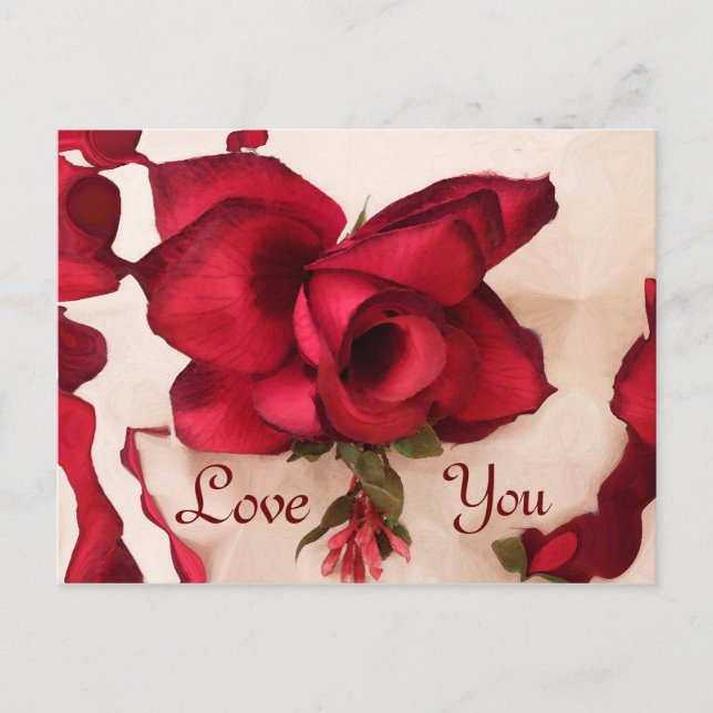 Postal Te amo a ti (Anverso)